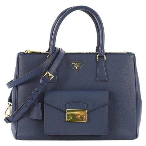 prada lux double zip tote saffiano with accessories medium purple|Prada saffiano black small.